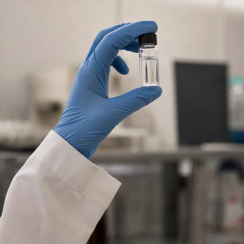 A precision analytical instrument in a clean laboratory